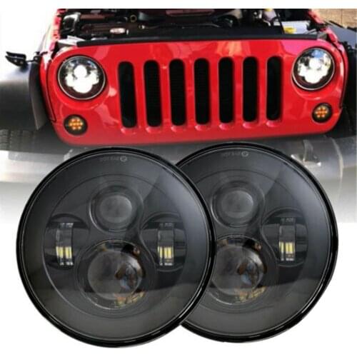 7 inches High Brightness Round LED Car Truck Headlight Hi/Lo Beam for Wrangler