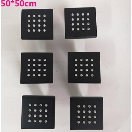 Bathroom Shower Accessories SPA Matte Black Shower Body Jet Rainfall Massage Water Sprayer Jetting 360 Rotation In Wall Faucet