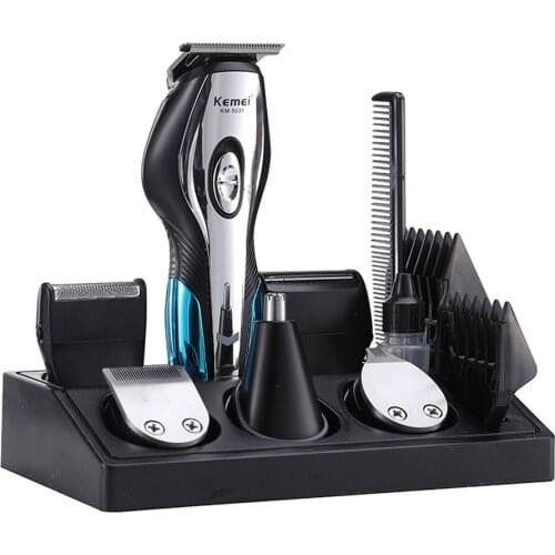 KEMEI 11 in 1 Electric Hair Clipper for Men Nose Hair Trimmer Professional Shaver for Men Recharging Razor Beard Trimmer KM-5031