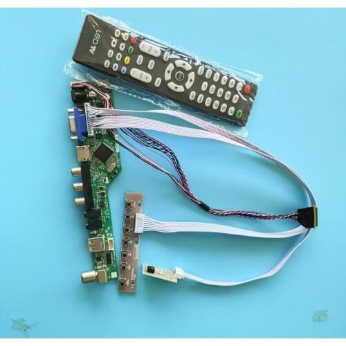 Kit for LP156WHB(TL)(C1) Controller driver board USB HDMI VGA remote Panel Screen TV AV LCD LED 15.6" 1366X768 40pin LVDS