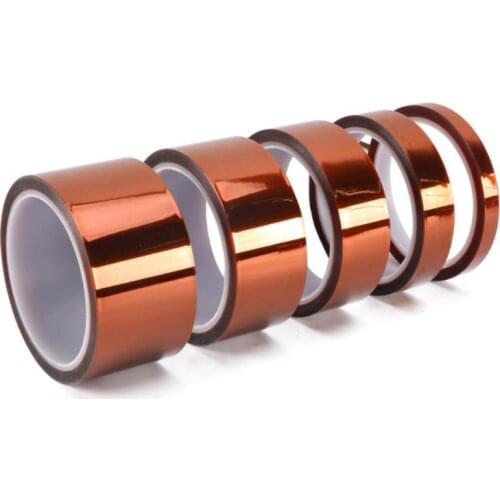 Creative 3D Printer Parts High Temperature Resistant Heat BGA Kapton Tape Polyimide Insulating Thermal Insulation Adhesive Tape