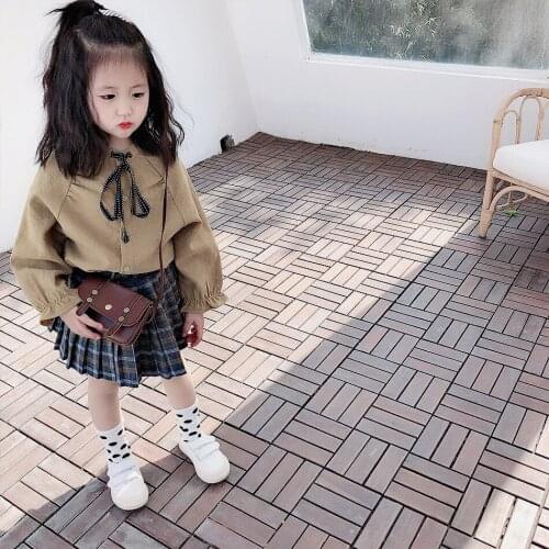 Fashion Baby Girl Shirt Childrens Clothing Kids Girls Casual Long Sleeve Top Tees Toddler Girl Cotton Blouse Korean Kids Tees