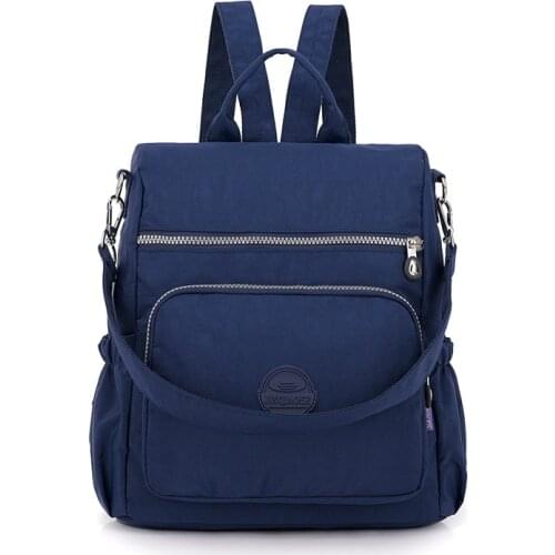 Fashion Women Nylon Backpack Schoolbag For Teenage Girls Rucksacks Travel Shoulder Bags Satchel School Bag Designer High Quality