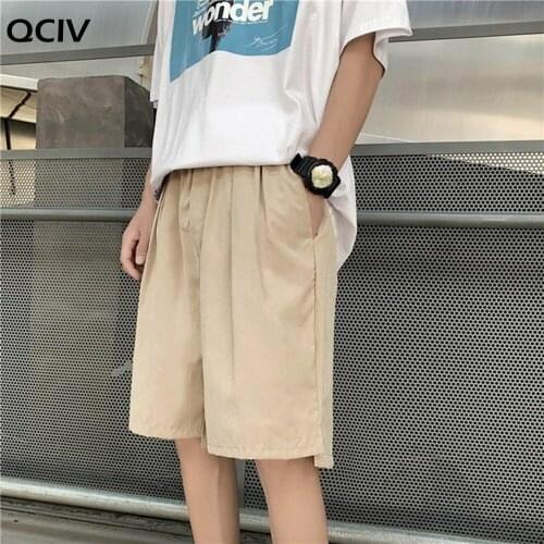 Men Shorts Drawstring Baggy Wide Leg Summer Solid Male Ins Japanese Style Chic Leisure Trendy All-match Harajuku