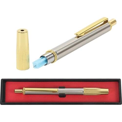 Stainless steel lancing needle pen lancet point pen acupuncture massage cupping bloodletting penSZ