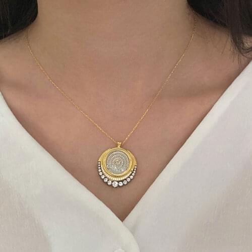 NEW Trendy 925 Silver Necklace Turkish Jewelry Birthday Gift Zircon Fashion Necklace For Women Minimalist Style Luxury Designer