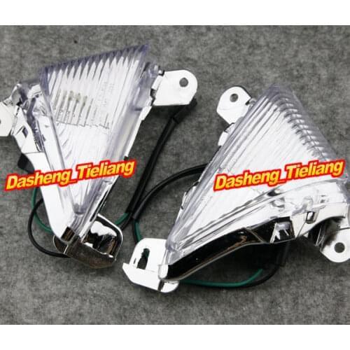Motorcycle Front Turn Signals Indicator Lamp Blinker Lens Cover For Kawasaki ZX10R CONCOURS 650R ZX14 ZX6R 636