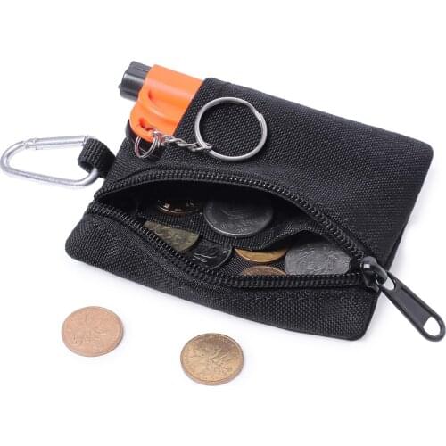 Portable Men Wallet Outdoor Sports Coin Purse Multifunctional Zipper Bag Key ID Credit Bank Card Holder Case Women Money Bag