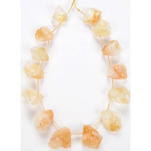 Suppliers High Quality Natural Gemstone Rough Citrine Faceted Tumble Stone Gemstone Pendant for Jewelry DIY