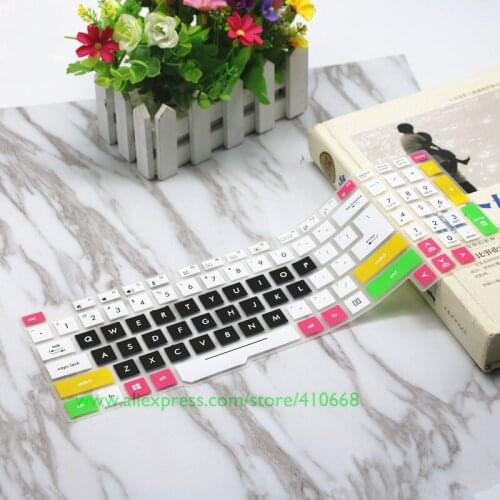 15.6 inch Silicone laptop keyboard cover protector For Asus TUF FX505GM FX505GD FX505 FX505GE FX505G FX 505 GD GM GE Gaming 15"