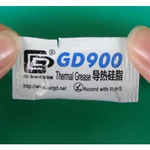 Hot New GD900 Thermal Paste Grease Silicone Heat Sink Compound High Performance Gray For CPU Cooler