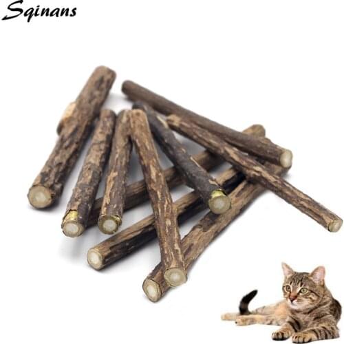 Sqinans 2/5pcs/Pack Natural Catnip Pet Cat Toys Katten Speelgoed Catnip For Cats Teeth Cleaning Cat Snack Sticks Matatabi