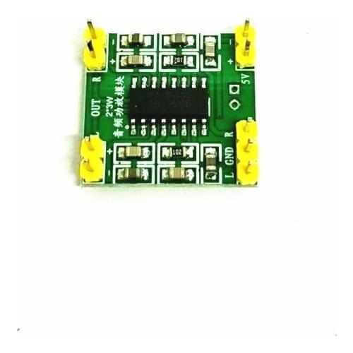 Ultra-mini mini digital audio power amplifier board 2*3W Class D power amplifier 2.5～5V power supply with pin