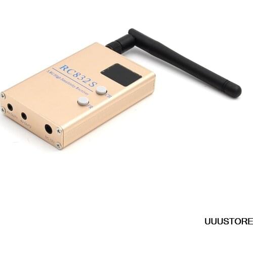 FPV 5.8G 5.8GHz 48 Channels RC832S Video Receiver With A/V and Power Cables For FPV Racing Drone