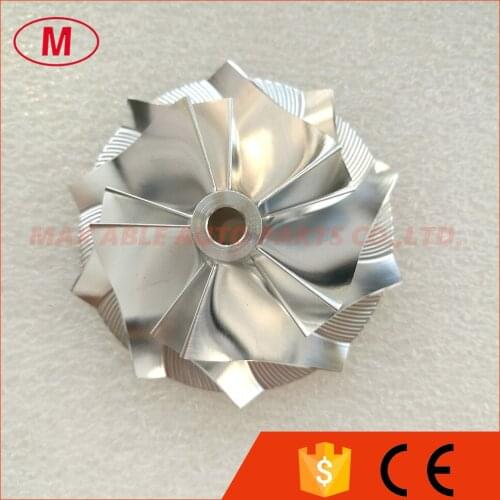 CT26 High Performance Turbocharger Aluminum 2024/Milling/Billet compressor wheel 48.04/68.00mm 5+5 blades