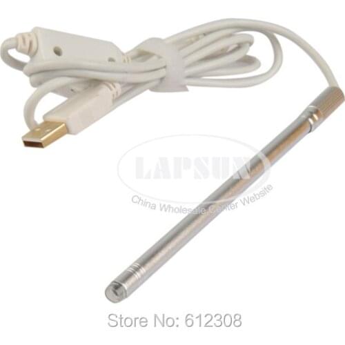 200X Waterproof USB Digital Microscope Pen Magnifier Mini Endoscope Dia 7mm with LED Light Y002 For Stamps Coin Skin Inspection