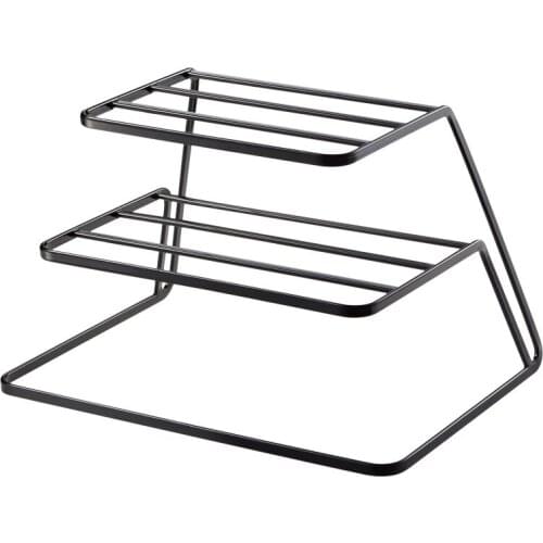 3-Tier Counter and Cabinet Corner Shelf Organizer for Home Kitchen Simple Shaped SCIE999
