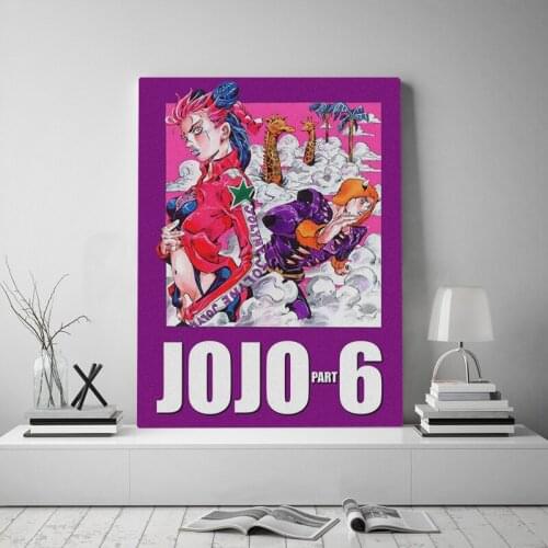Anime Role Wall Art Modular Picture JoJos Bizarre Adventure Poster Jolyne Cujoh Canvas Painting Print Home Decor For Bedroom