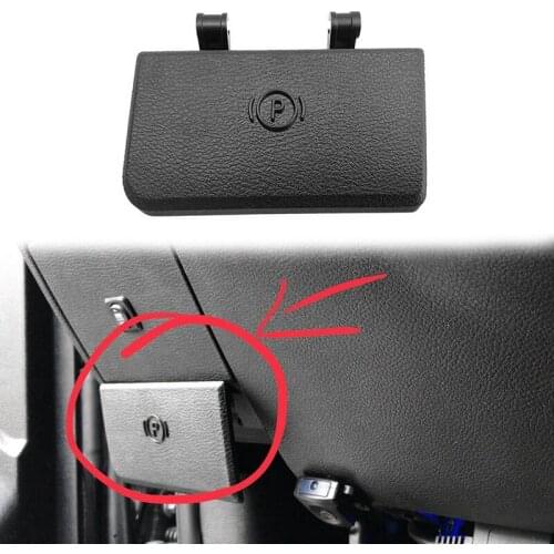 Car Handbrake Parking Brake Release Handle Accessories for 2013-2017 Dodge Ram 1500 2500 3500 P Button 1NL97DX9AB