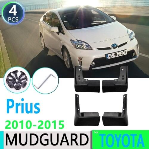 For Toyota Prius 2010-2015 (XW30) 3rd Gen Car Fender Mudguard Mud Flaps Guard Splash Flap Car Accessories