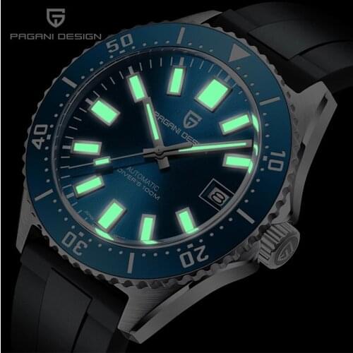 PAGANI Design Luxury Mens Watch 2021 Top Brand Luminous Ceramic Bezel Automatic Mechanical Wristwatch Business Waterproof Clock