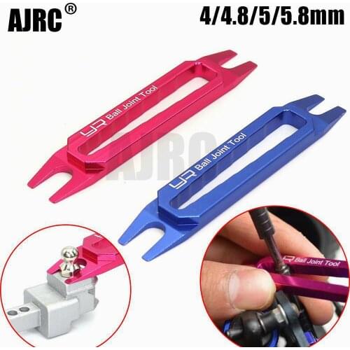 Yeah Racing Aluminum Ball End Remover Tie rod adjustment tool for 4 4.8 5 5.8 6mm Ball End Rc Car Parts