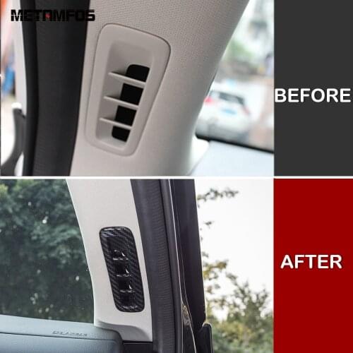 For Mazda CX-5 CX5 KF 2017-2020 2021 Window Interior A Pillar AC Air Condition Vent Outlet Cover Trim Sticker Car Accessories