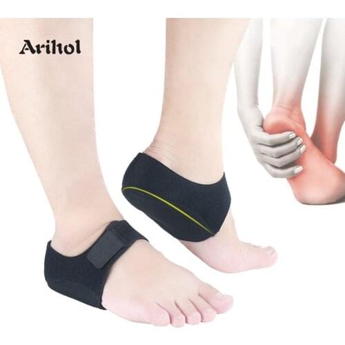 Gel Heel Pad Pain Relief for Plantar Fasciitis Sock Worn in Shoes Thin Heel Spur Foot Skin Care Protectors Heel Sleeves