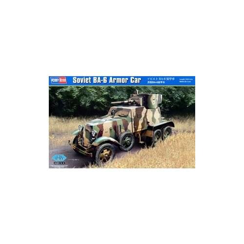Hobby Boss 1/35 scale tank models 83839 Soviet BA-6 wheeled armored vehicles