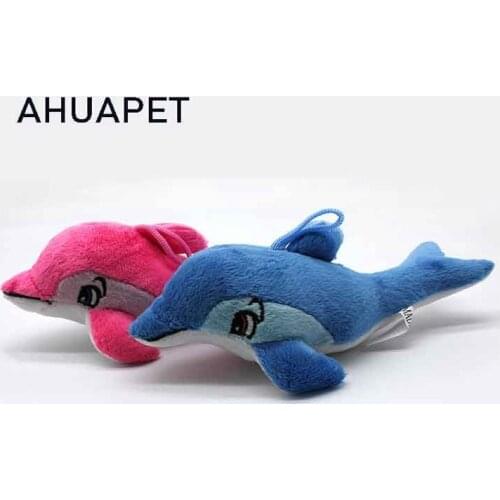 Dog Games Plush Chew Dolphin Plush Toy Hond Speeltjes Jouet Chien Indestructible Speelgoed Hond Dog Toys Gift Pet Supplies