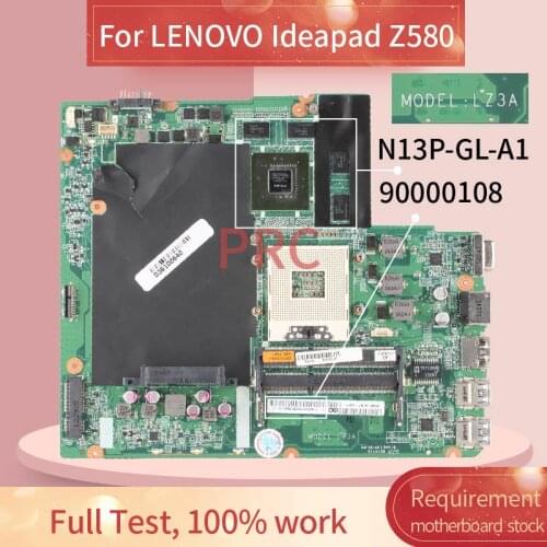 DALZ3AMB8E0 For LENOVO Ideapad Z580 GT630M/GT635M Laptop motherboard SLJ8E N13P-GL-A1 DDR3 Mainboard