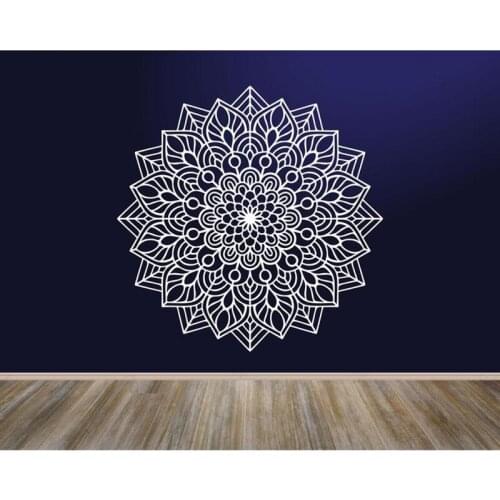 Mandala Wall Stickers Wallpaper Mandala Flower Wallpaper Art Wall Stickers Religious Family Living Room Decoration Wallpaper