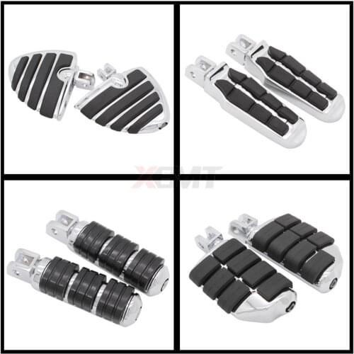 Motorcycle Front Foot Pegs Footrests For Honda GoldWing GL1800 F6B Suzuki Boulevard M50 C50 M109R M90 Volusia 800 VL800