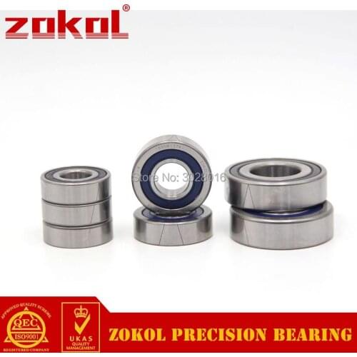 ZOKOL bearing 7602025 TN 2RS P4 TBT C 760205 2RSTBT Axial Angular Contact Ball Bearing 25*52*15mm