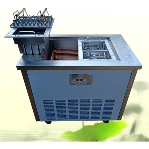 Easy To Operate Stainless Steel Ice Cream Machine Shape Moulds For Your Choice Single Mold Yogurt Popsicle Machine 1800W