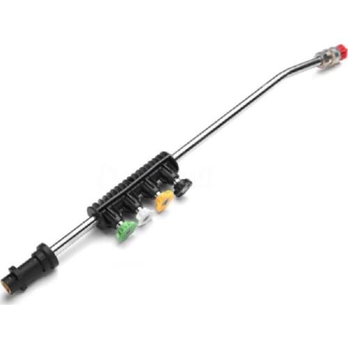 High Pressure Car Washer Metal Water Sprayer Jet Lance with Quick 5 Nozzles Tips for Karcher K Series K2 K3 K4 K5 K6 K7 Auto C
