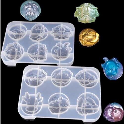 Animal Constellation UV Silicone Mold for jewelry pendant Resin Silicone Mould handmade epoxy resin molds for finding tools