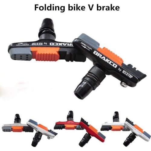 Folding bike V brake shoe decontamination can be used multiple times Small wheel road bike V brake pad