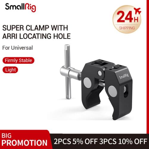 SmallRig DSLR Camera Rig Super Clamp with ARRI Locating HoleFor DSLR LCD Monitor LED Light Camera Accessories 2478