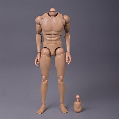 1/6 Muscular Narrow shoulders Male Man Ferrite Body Ver. for 12”Man Head sculpt Figure Toys Gift Collections WorldBox
