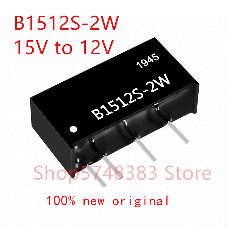 1PCS/LOT 100% new original B1512S-2W B1512S 2W B1512 15V to 12V isolation power supply
