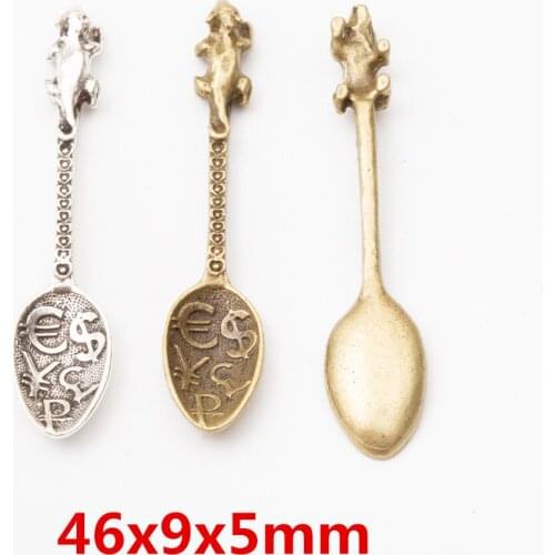 15pcs vintage spoon charms fit for Pendant European Style DIY jewelry findings 5879