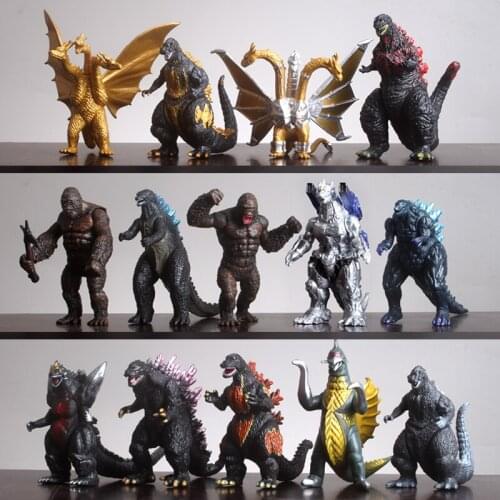 Bandai Japanese Anime Godzilla vs. King Kong Toy Figure Doll Joint Movable Model Decoration