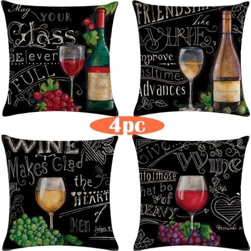 1lot Hot Modern Life Style Bottles Cosmetics Music Cushion Covers 4pc Cotton Linen Nordic Pillow Covers Decorative Sofa Pillows