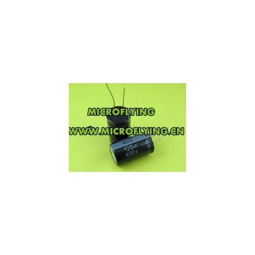 5pcs/lot Aluminum electrolytic capacitor 120 uF 400 V 18*30mm Electrolytic capacitor ic