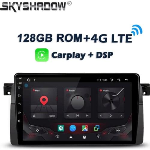 9" Android 10.0 RDS autoradio 4 Core 32GB ROM 2GB RAM Car Audio DVD GPS car radio GPS Glonass for BMW E46 M3 318/320/325/330/335