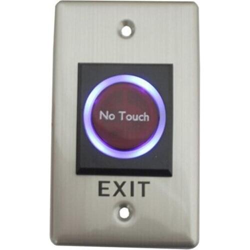 NO Touch sensor door switch infrared door sensor button Contactless Door Release Exit Button with LED Indication