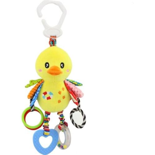 Brand Baby Toys Animal Handbells Rattles Pushchair Toy Musical Developmental Toy Bed Bells Baby Soft Toys Rattles Birthday Gifts