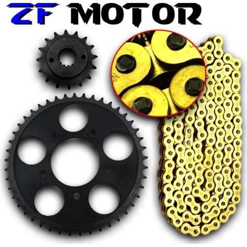1 Set Front and Rear Gear Sprocket Chain & 525HV-120L Chain For Honda Steed Steed400 Steed600 400 600 Motorcycle Accessories