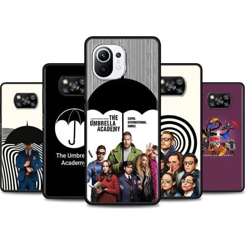 Shell For Poco X3 M3 Pro NFC F1 Caso for Mi Note 10 Lite Fundas for Mi CC9 Pro CC9E A3 A2 Coque Umbrella Academy